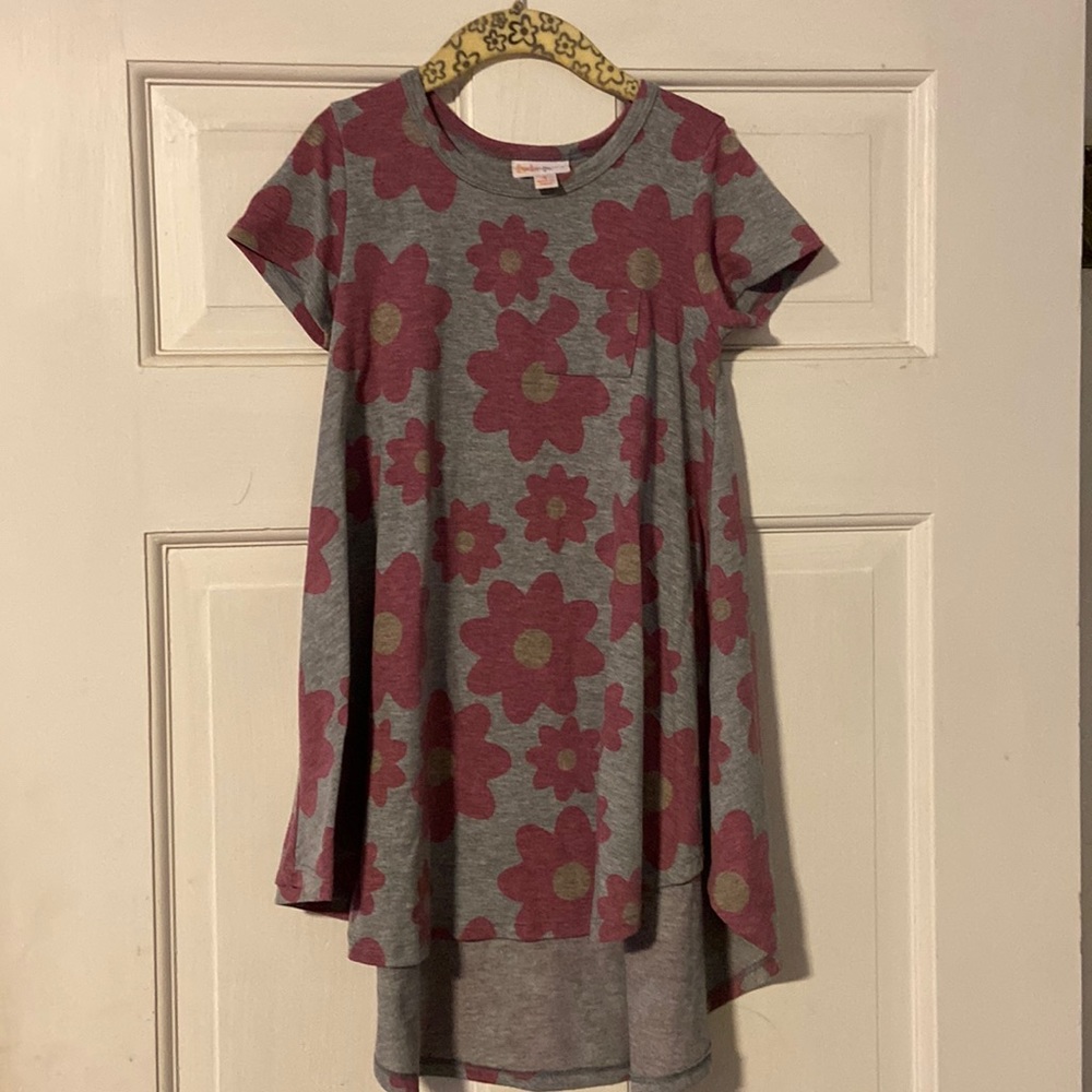 Lula Roe little girls high-low dress